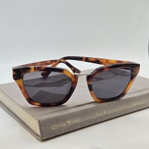 Von Zipper Womens Jinx Sunglasses Caramel Havana Tortoise, Grey Lenses